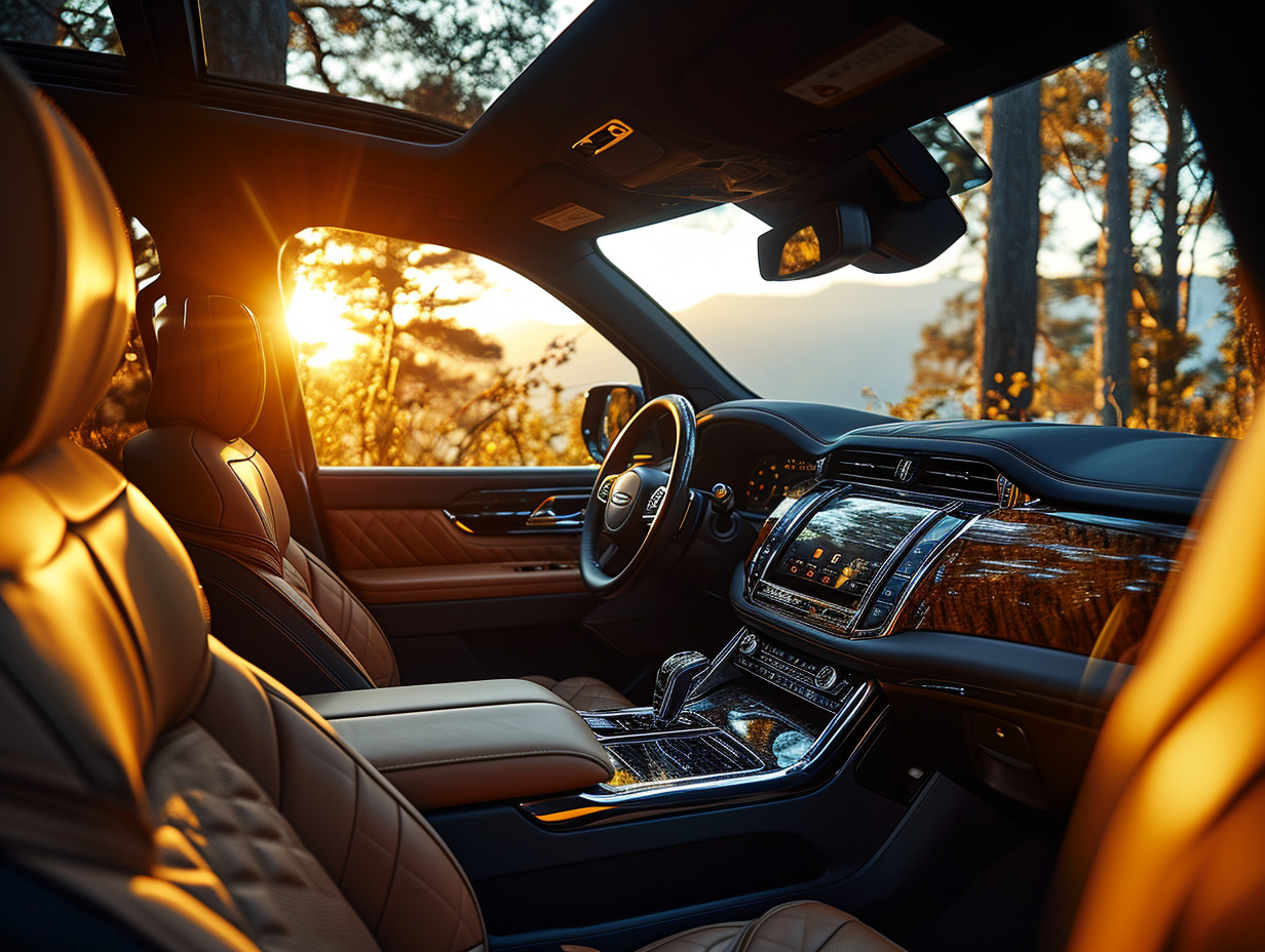 voiture intérieur